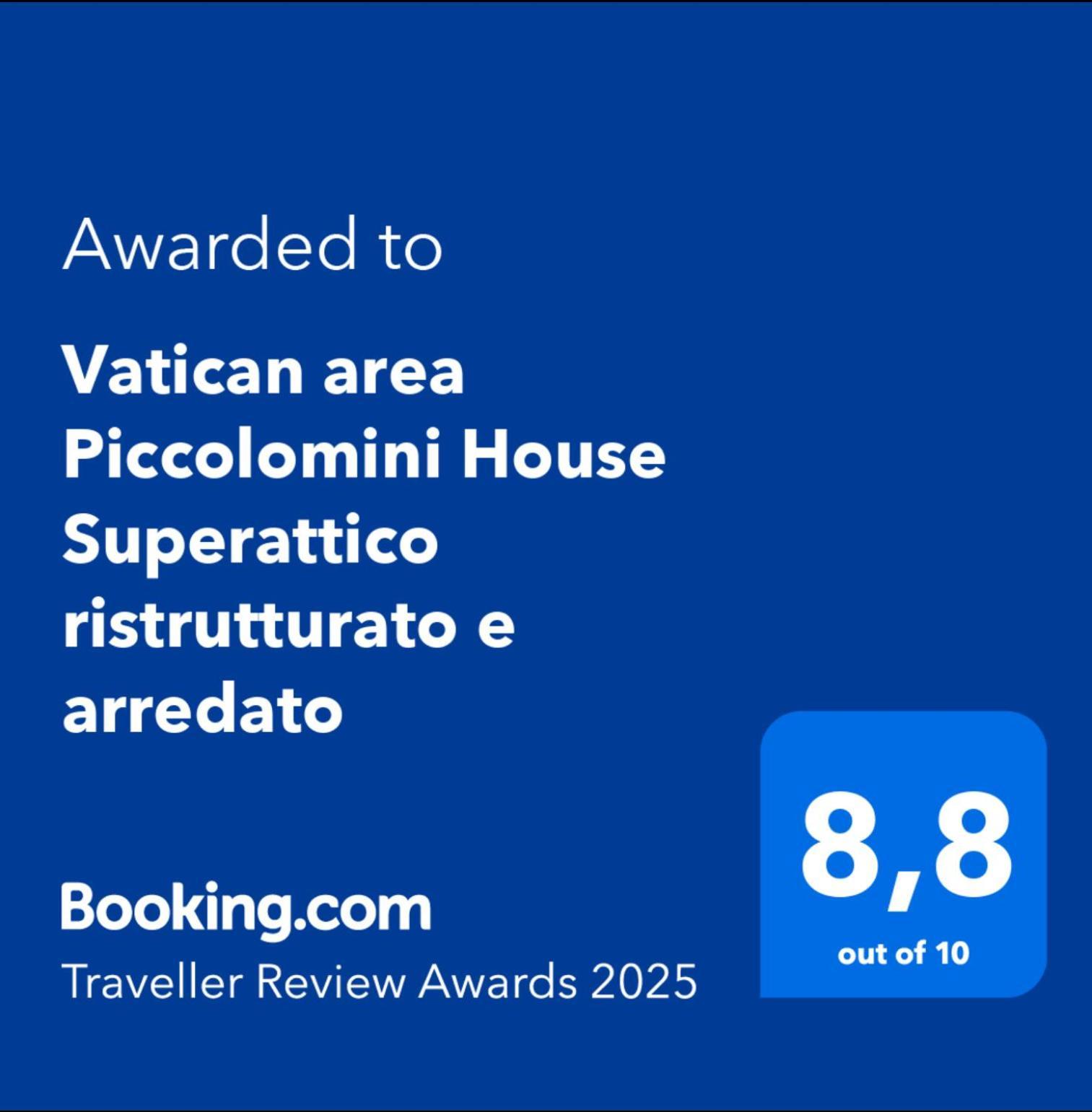 Vatican Area Piccolomini House Superattico Ristrutturato E Arredato Roma Ngoại thất bức ảnh